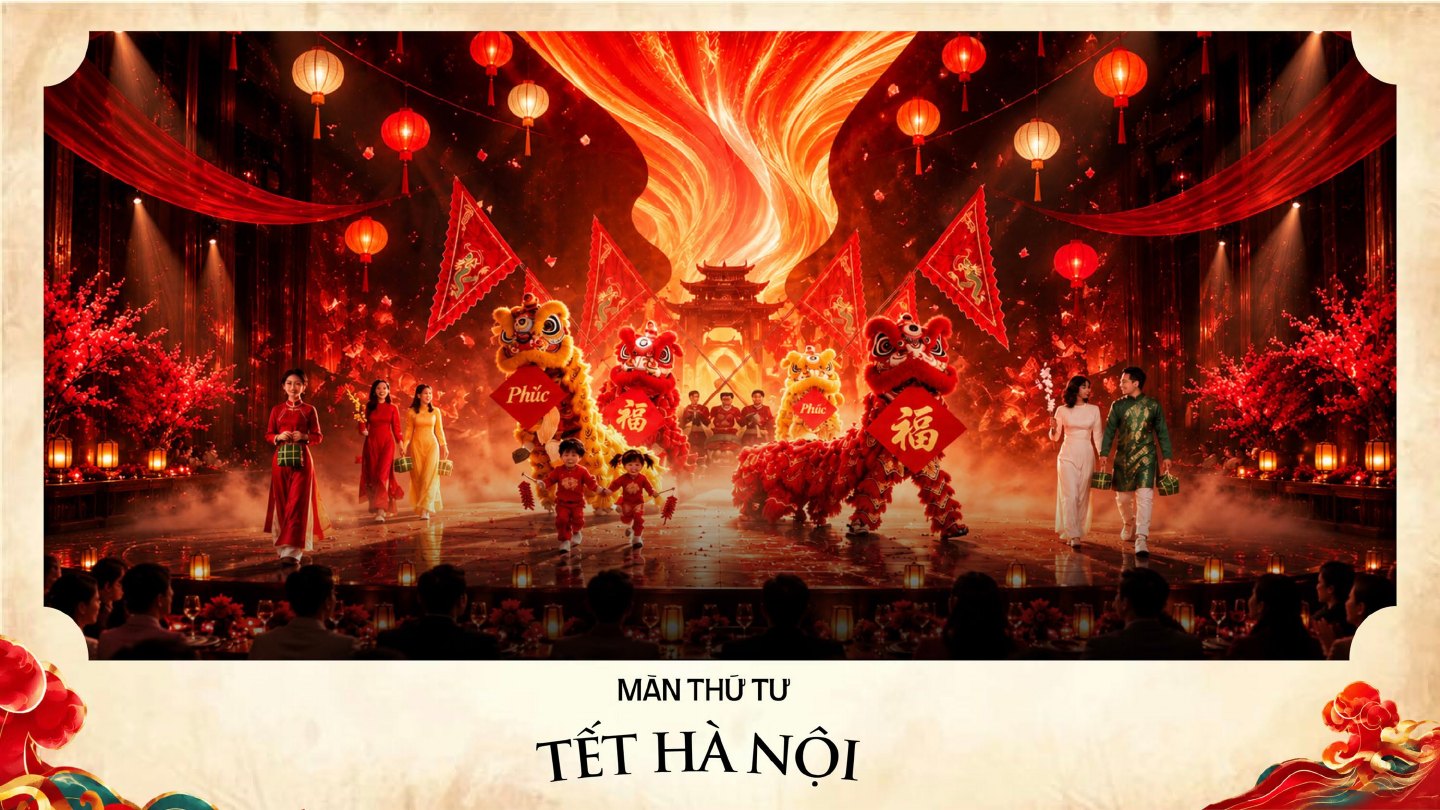 Màn thứ tư Tết Hà Nội với không gian văn hóa truyền thống