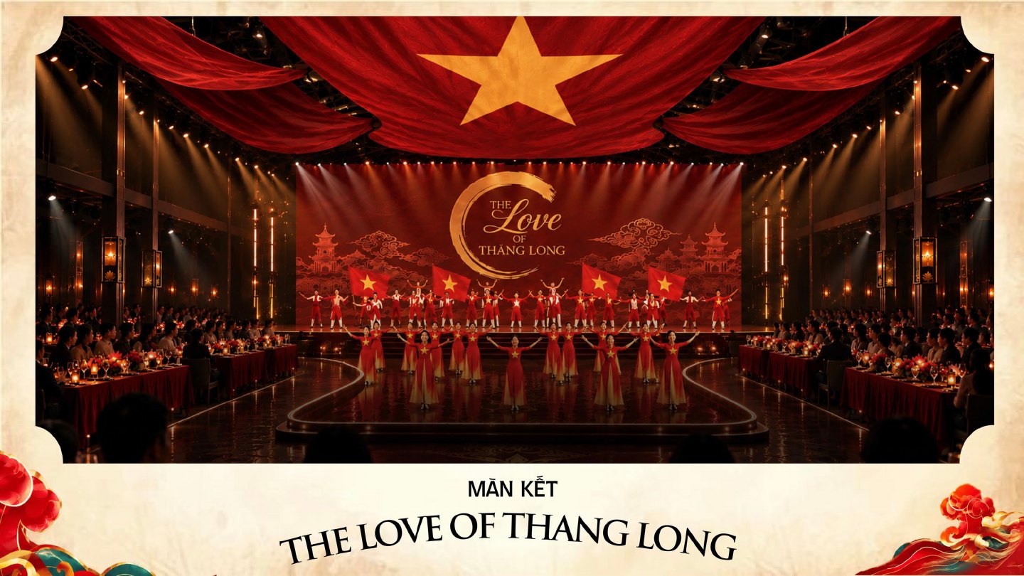 Màn kết The Love of Thăng Long trên sân khấu đa giác quan