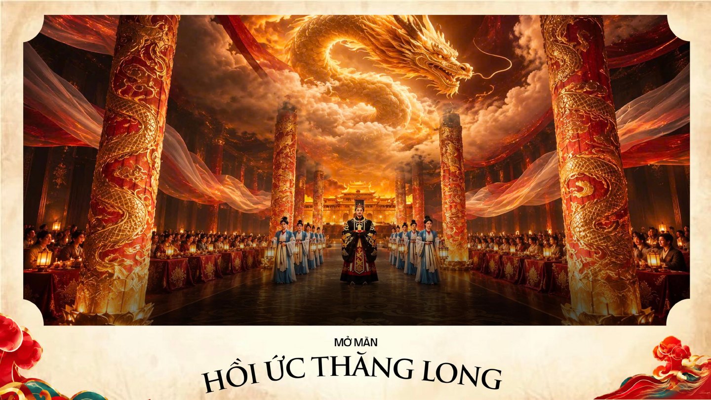 Mở màn Hồi ức Thăng Long trong show The Love of Thăng Long