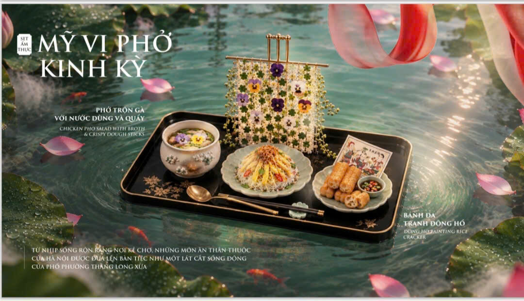 Thực đơn Mỹ Vị Phố Kinh Kỳ đi cùng màn thứ hai Thăng Long Kẻ Chợ
